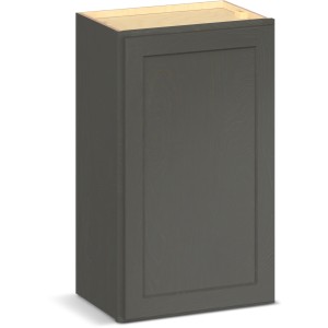 RELIABILT Parkstone II Wall Cabinet, Slate Stained, 18" W, 1 Door, Fully Assembled - 641427 | Lowe's Pro Supply